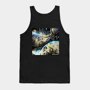 EARTH INVASION ORIGINAL AI DIGITALLY GENERATED ARTWORK Tank Top